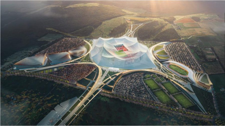 Cum va arăta cel mai mare stadion de fotbal din lume. Marocul pregătește arena pentru Mondialul din 2030