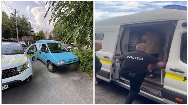 VIDEO Doi tineri din Chișinău și Florești, reținuți după ce au furat o mașină cu cheile lăsate în contact
