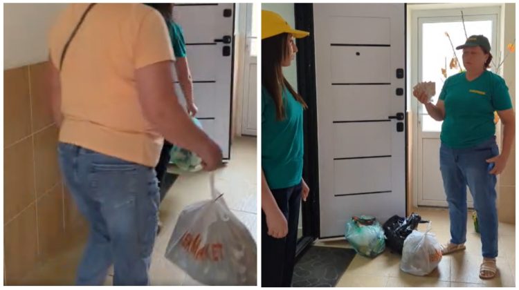 VIDEO Dezastrul de la gunoiștea din Porumbeni: Oamenii au adus pungi cu deșeuri la primărie. Ce spune Poliția