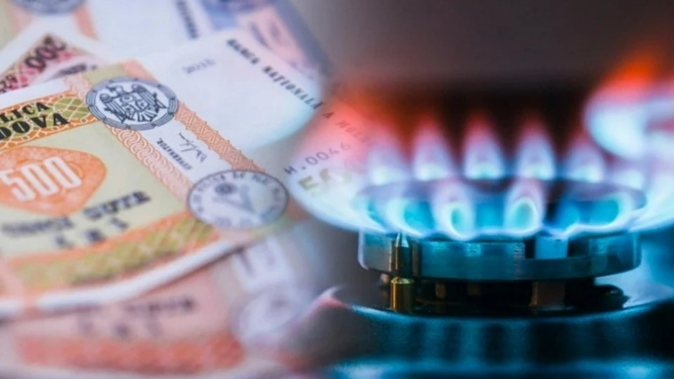 Gazul s-a scumpit cu aproape 41%: Moldovenii vor achita un tarif de 20,30 lei pentru un metru cub