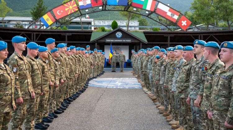 Un nou contingent al Armatei Naționale a început misiunea de menținere a păcii în Kosovo