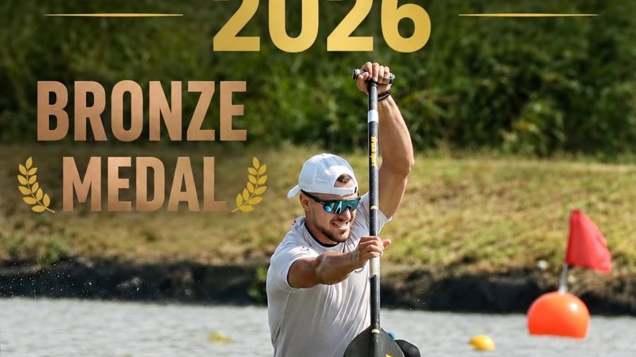 Canoistul Mihai Chihaia, din nou pe podium. Sportivul a cucerit bronzul la Campionatul European de kaiac-canoe