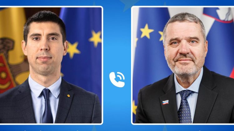 Mihai Popșoi, discuție telefonică cu ministrul de Externe al Sloveniei despre parcursul european al Republicii Moldova