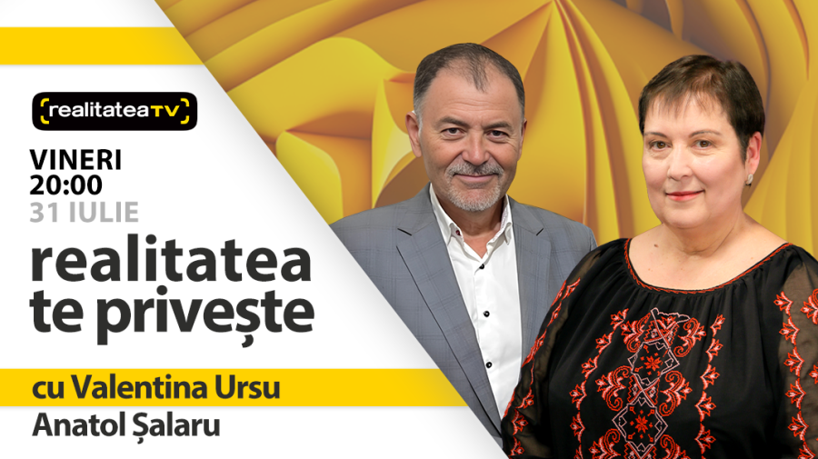 Anatol Șalaru, invitat la “Realitatea te privește”