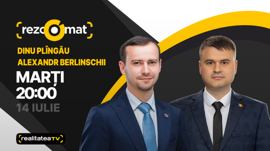 Actualitatea politică, în dezbateri! Deputații Dinu Plîngău și Alexandr Berlinschii sunt invitații emisiunii Rezoomat