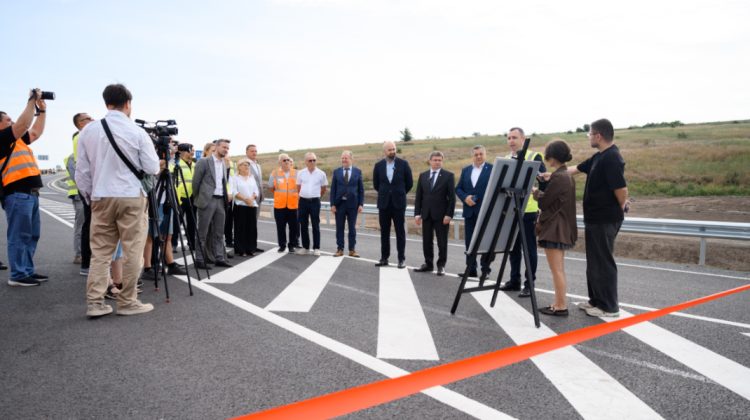 Centura de la Slobozia Mare, deschisă circulației: 11 milioane de euro, 18 km de asfalt