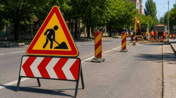 Două străzi din Chișinău, închise temporar din cauza unor lucrări. Ce zone sunt vizate?