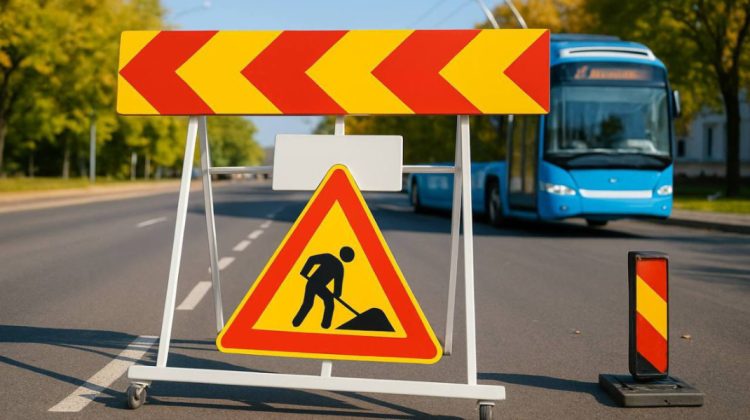 Suspendare totală a traficului la o intersecție din Chișinău. Ce rute de transport public sunt afectate