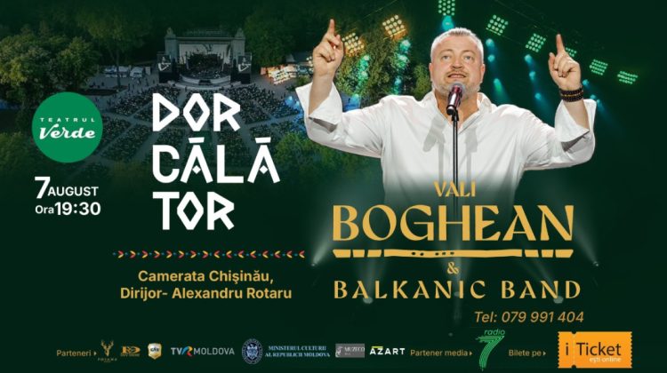 O seară în care muzica ne aduce împreună: Vali Boghean și Balkanic Symphony, pe 7 august, la Teatrul Verde