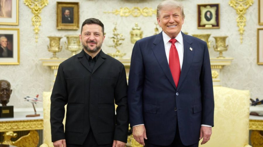 VIDEO Trump și Zelenski au avut o întâlnire cu ușile închise. Discuțiile au fost „bune”