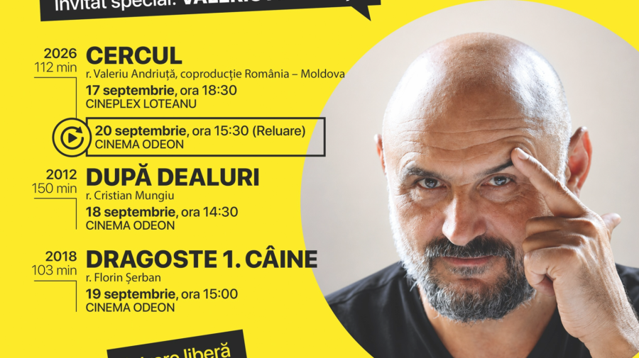 Valeriu Andriuță, celebrat la Zilele Filmului Românesc de la Chișinău: „Cercul”, proiectat în premieră în Moldova