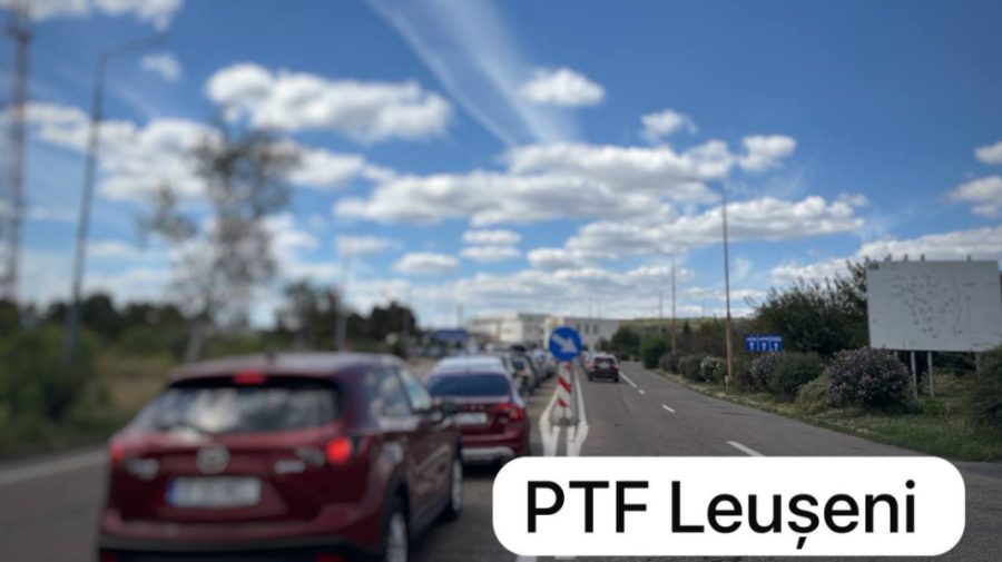 Moldovenii au făcut ambuteiaj la Leușeni! Se recomandă alte puncte de frontieră