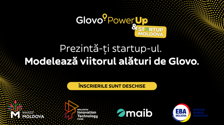 Glovo lansează Power Up în Moldova, competiția dedicată startup-urilor locale