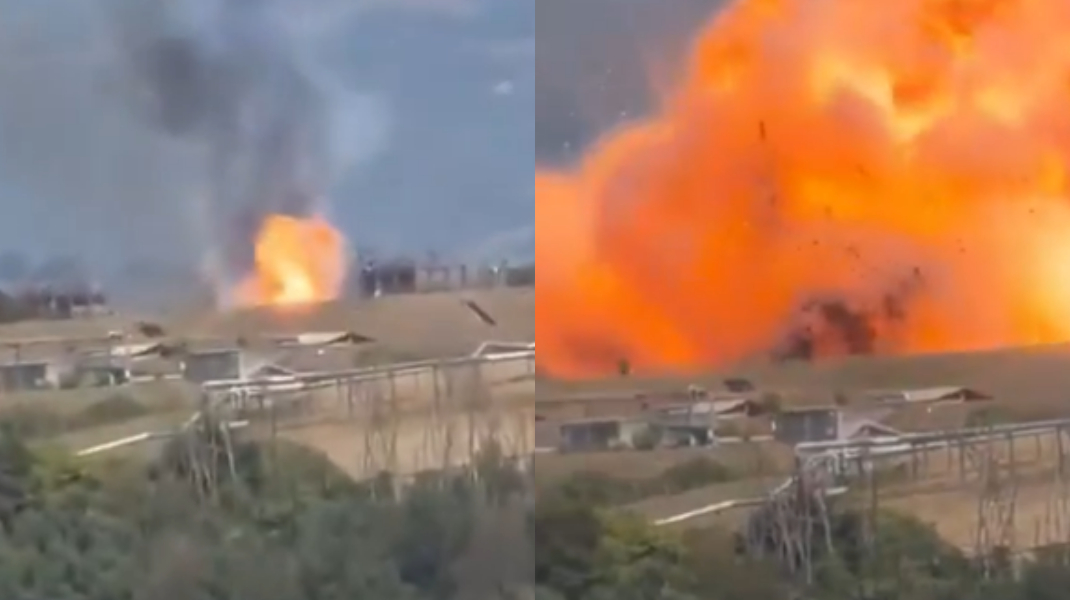 VIDEO Explozie la o fabrică de muniții din Italia. Zgomotul s-a auzit la câțiva kilometri