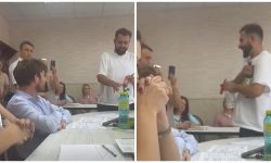VIDEO Un consilier din Durlești a consumat alcool în timpul ședinței: „A fost o necesitate”