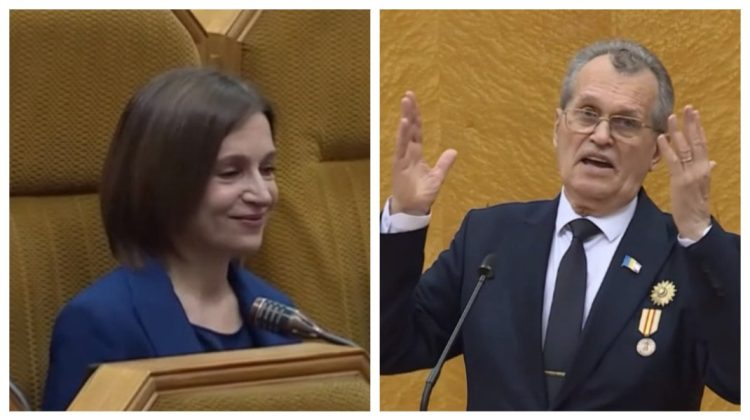 VIDEO Ședință solemnă la Președinție: Mesajul care a făcut-o pe Maia Sandu să se sfiască