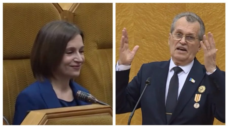 VIDEO Ședință solemnă la Președinție: Mesajul care a făcut-o pe Maia Sandu să se sfiască