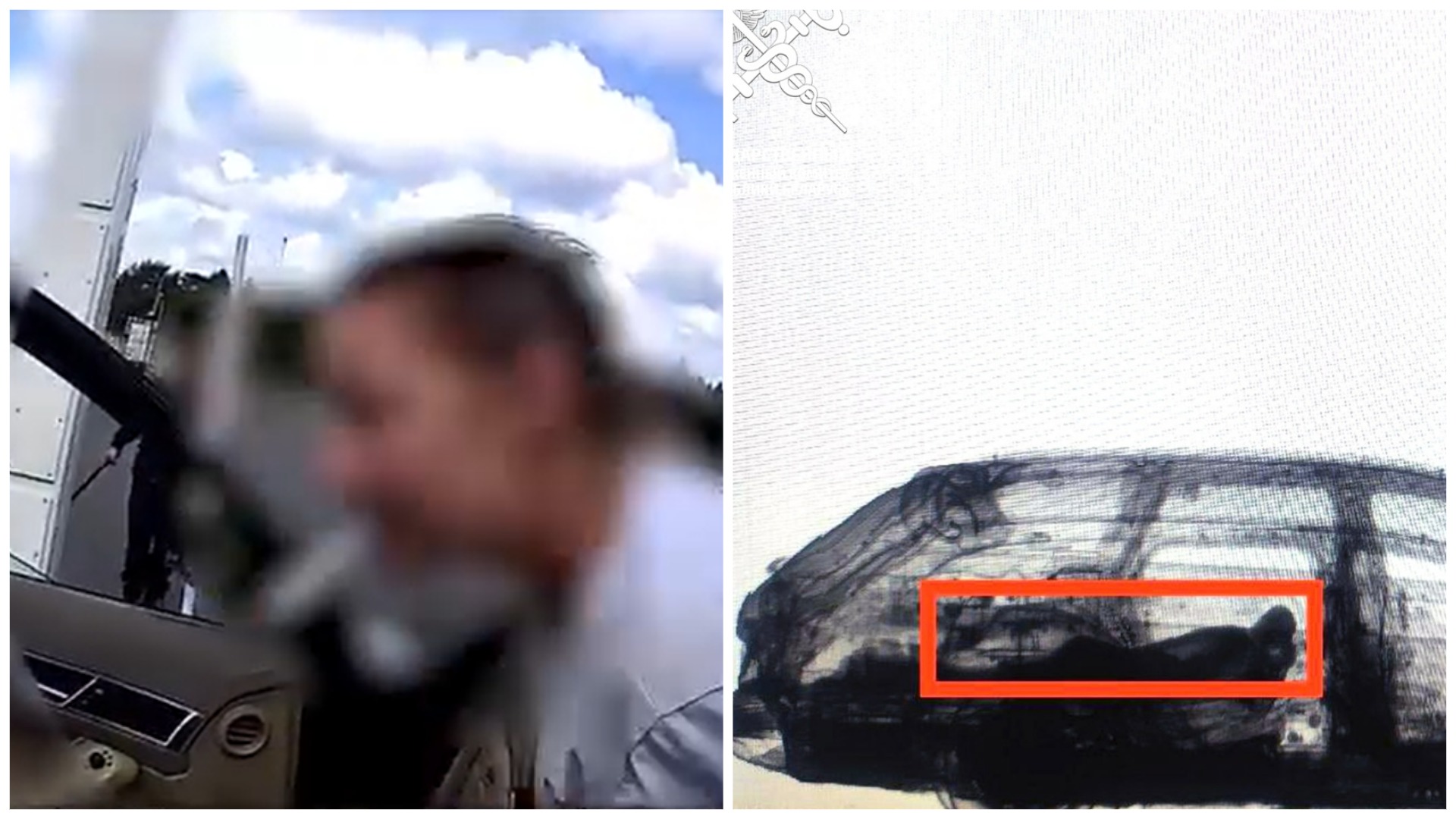 VIDEO Un moldovean a încercat să ajungă în Germania cu o femeie ascunsă într-o saltea: Cum au fost descoperiți la vamă
