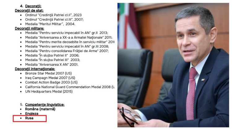 Ministrul Nosatîi le spune jurnaliștilor că nu înțelege rusa, dar în CV scrie că o cunoaște