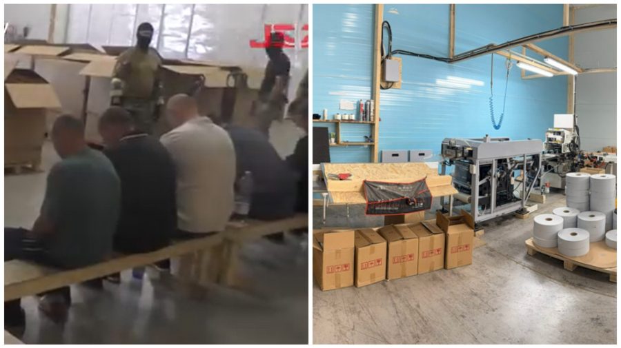VIDEO Trei moldoveni, reținuți în Slovacia: Autoritățile au descoperit milioane de țigări produse ilegal