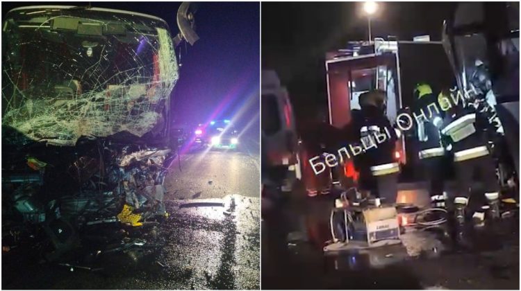 Mărturia unei pasagere din autocarul implicat în accidentul de lângă Orhei: „A adormit și s-a izbit în noi”