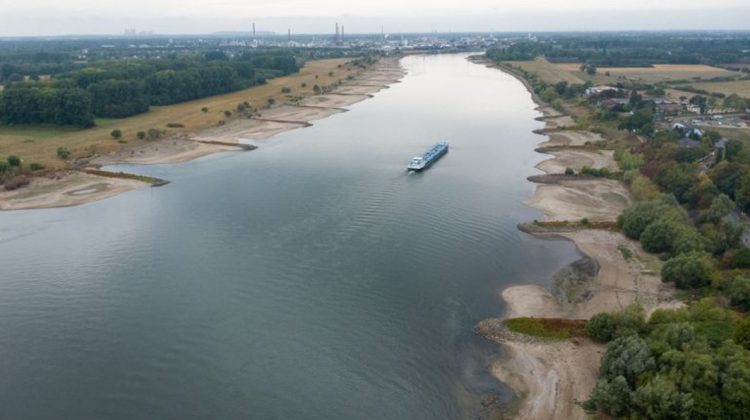 Schimbare bruscă pe Rin după săptămâni de secetă: Nivelul apei a crescut de peste zece ori