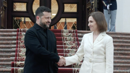 VIDEO Zelenski a ajuns la Chișinău. Începe trilaterala Moldova – România – Ucraina
