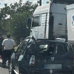Un automobil a fost lovit de un camion la Măgdăcești: Cum s-a produs accidentul