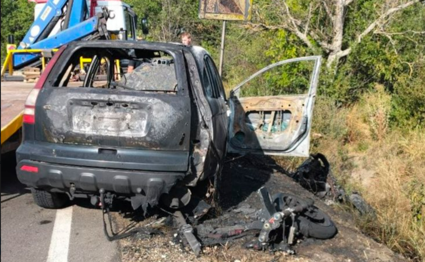 Tragedie pe o șosea din Anenii Noi: Un motociclist de 25 de ani a murit