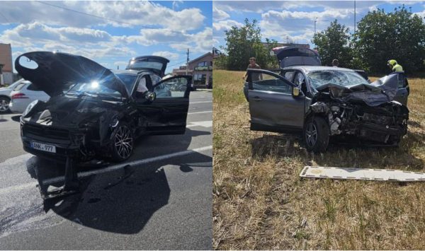 Accidentul de la Bilicenii Vechi: 7 persoane au fost transportate la spital, iar un copil este în terapie intensivă