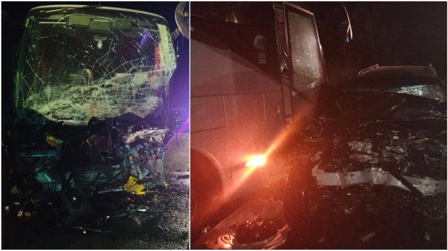 Accident cumplit lângă Orhei. Două persoane au murit după impactul dintre un SUV și un autocar cu 21 de pasageri