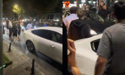 VIDEO Două mașini, avariate lângă monumentul lui Ștefan cel Mare și Sfânt. Șoferul ar fi fost beat și voia să fugă