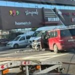 Accident grav în Chișinău. Un Volkswagen a ajuns pe contrasens și s-a ciocnit cu un Opel: Sunt răniți