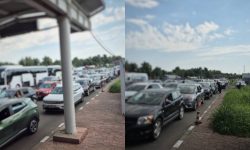 Atenție, călători! Aglomerație la frontiera Giurgiulești-Galați, pe sensul de ieșire din Moldova