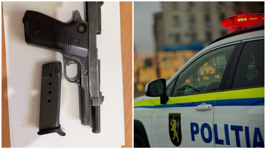 Amenințări cu pistolul într-o piață din Strășeni. Suspectul, reținut pentru 72 de ore