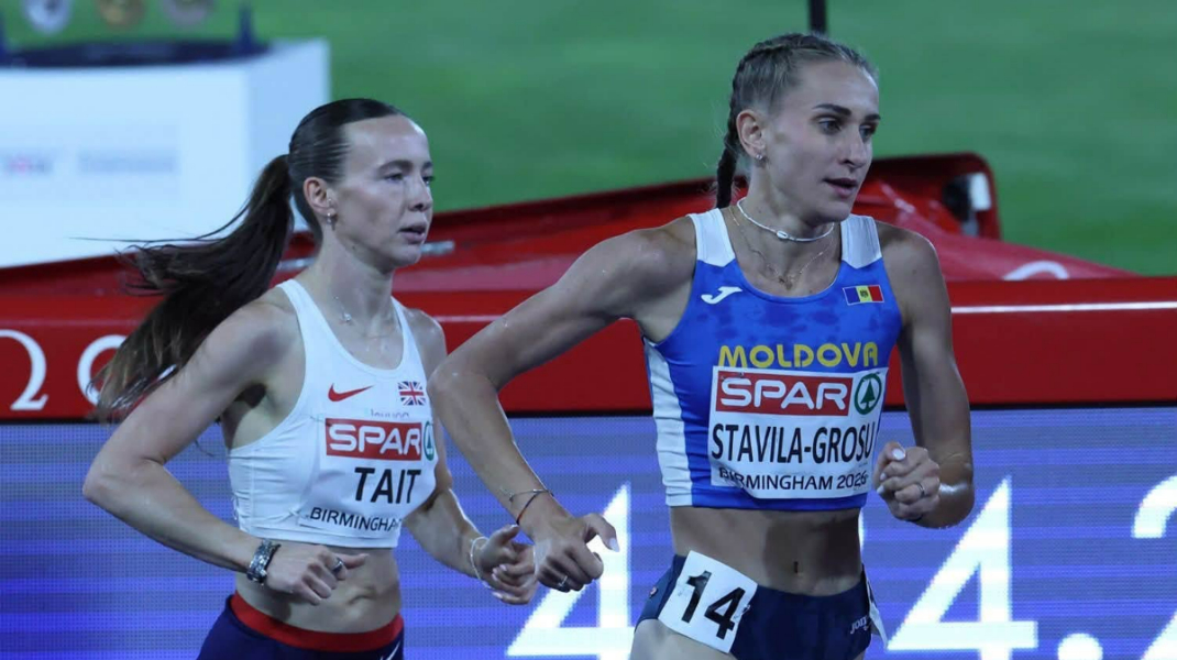 Performanță pentru Moldova: Andreea Stăvilă-Grosu, în top 11 la Europenele de Atletism