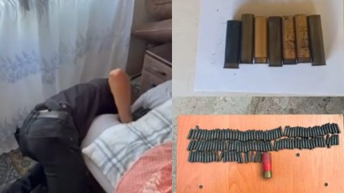 VIDEO Arme și muniții, găsite ascunse sub pat: Percheziții în nordul țării la domiciliile a patru persoane