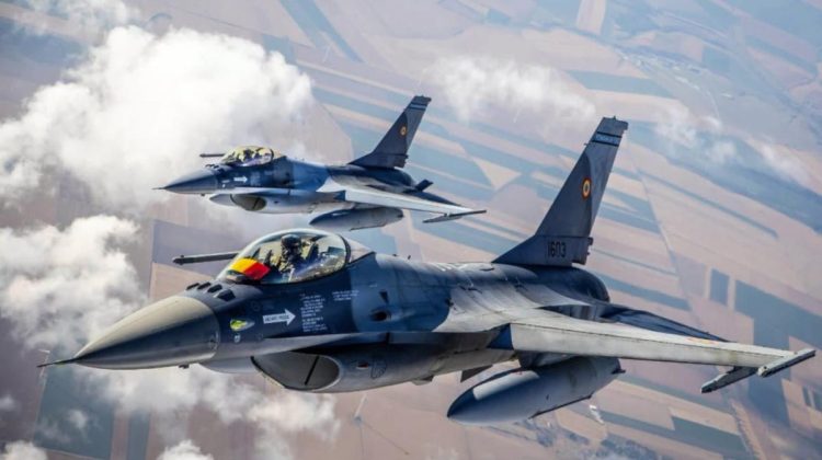 Alertă la granița României: Două F-16, ridicate după detectarea unei drone în apropiere de Tulcea