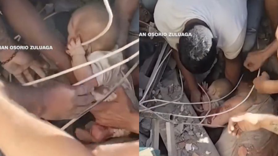 Imagini dramatice din Columbia, țară lovită de cutremur. Un bebeluș și mama sa au fost scoși în viață de sub dărâmături