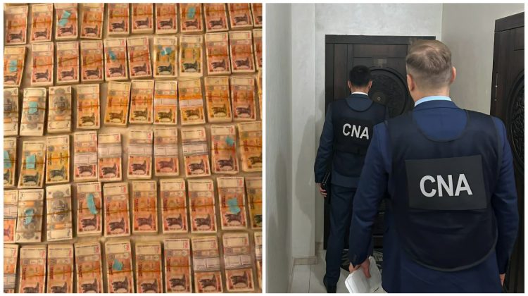 FOTO Șef de direcție din cadrul AIPA, reținut de CNA într-un dosar de trafic de influență: Milioane de lei, ridicate