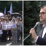 VIDEO Momentul adevărului la protestul profesorilor. Premierul Vasile Tofan: Lucrurile stau prost la capitolul bugetar