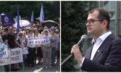 VIDEO Momentul adevărului la protestul profesorilor. Premierul Vasile Tofan: Lucrurile stau prost la capitolul bugetar