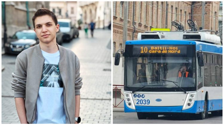 Un student român a obținut 60 de mii de euro pentru a moderniza transportul public din Bălți cu ajutorul AI