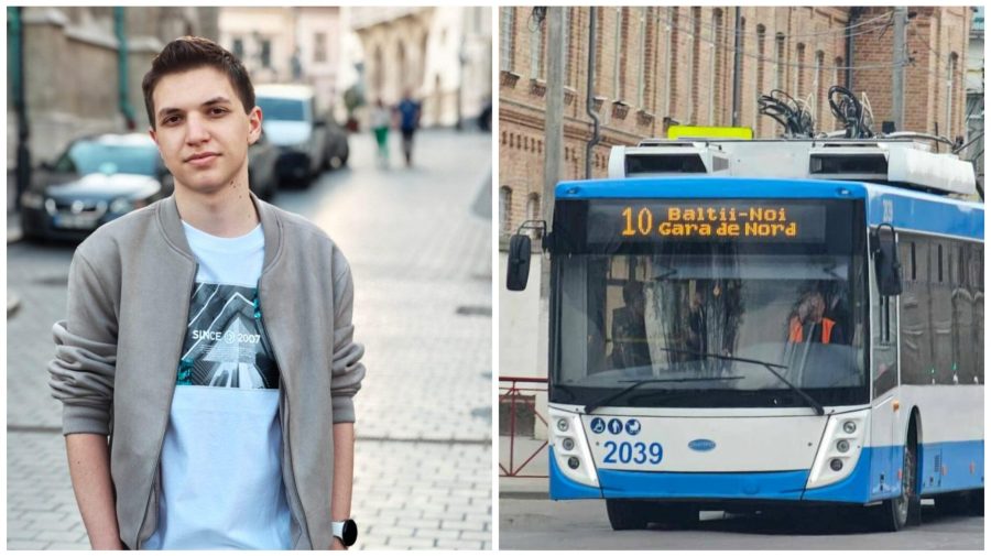 Un student român a obținut 60 de mii de euro pentru a moderniza transportul public din Bălți cu ajutorul AI