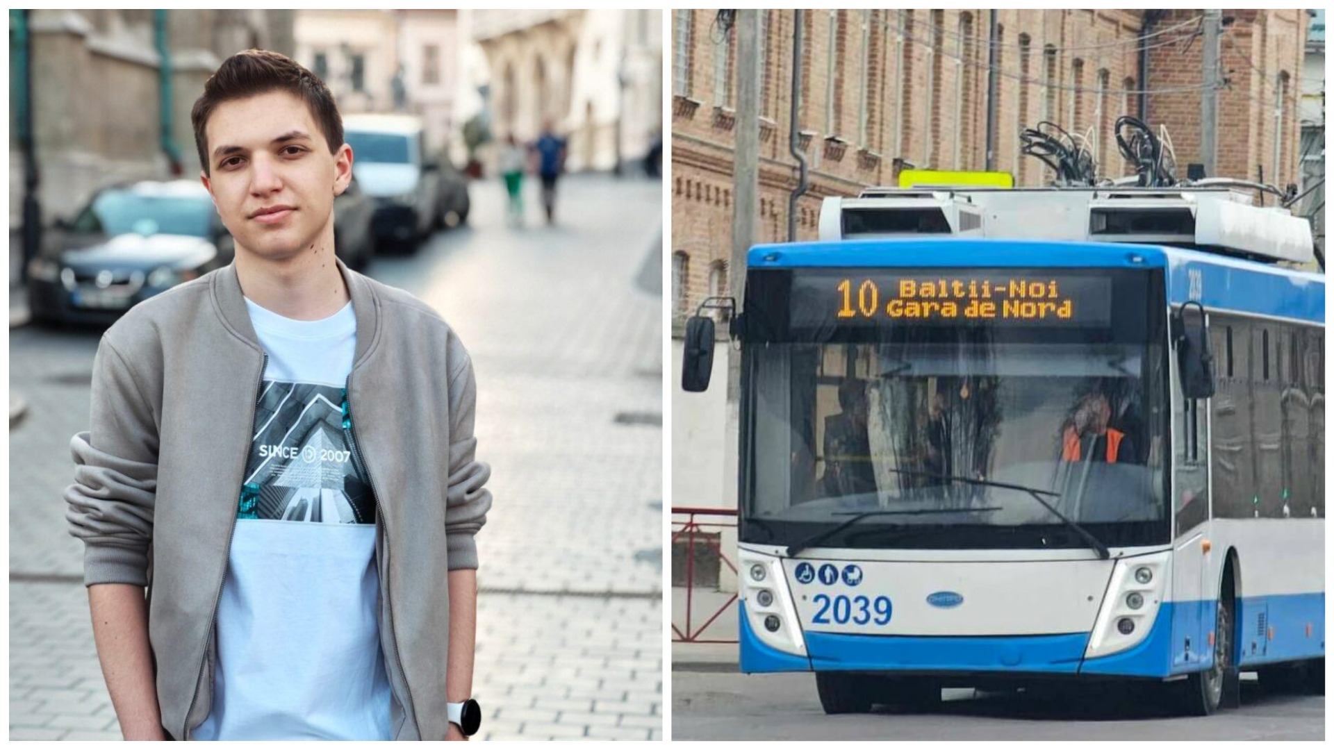 Un student român a obținut 60 de mii de euro pentru a moderniza transportul public din Bălți cu ajutorul AI