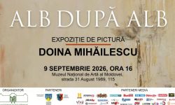 „ALB DUPĂ ALB” – expoziție de Doina Mihăilescu, la Muzeul Național de Artă al Moldovei din Chișinău