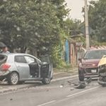 Peresecina: trei mașini implicate într-un accident, o femeie a avut nevoie de îngrijiri medicale