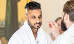 FOTO Un tânăr din India a fost botezat într-o biserică din raionul Cimișlia