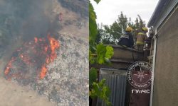 Două incendii la Tiraspol! Flăcările ajung până la casele oamenilor