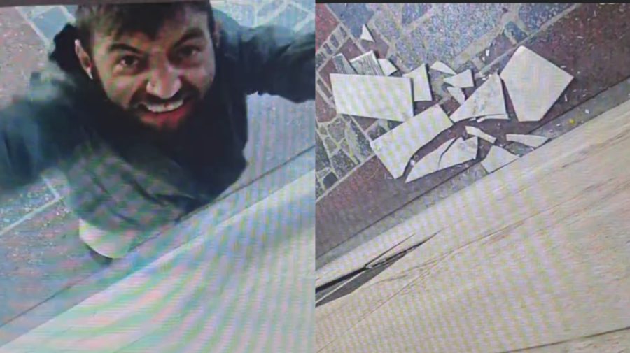 VIDEO Act de vandalism într-un pasaj subteran din Chișinău. Cazul a ajuns la poliție